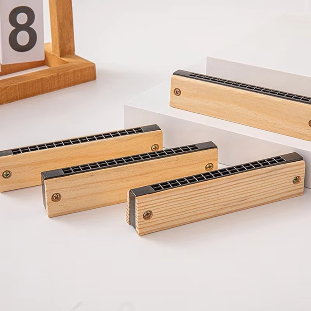 Musical Instrument Melodica - Harmonica créative DIY en bois blanc