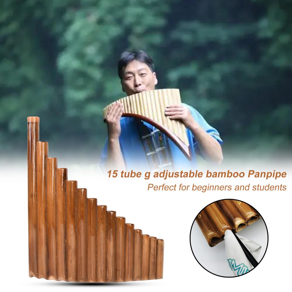 Musical Instrument Harmony - Harmonieux Panpipes à 15 tubes pour