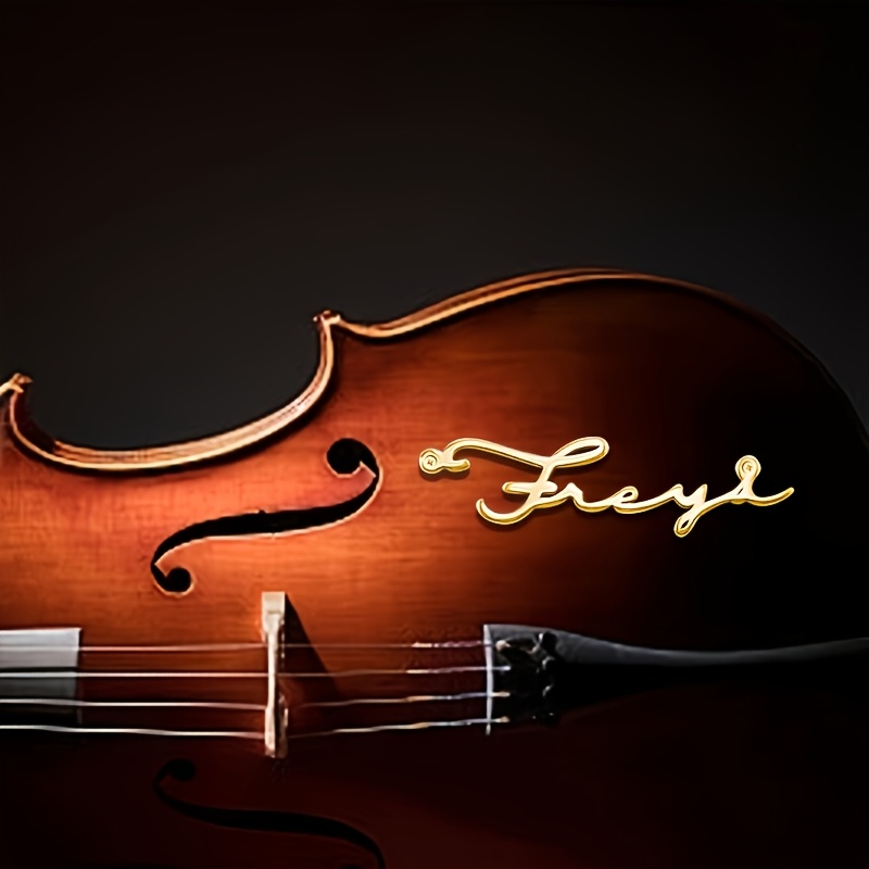 Musical Instrument And Names - [Personnalisé] Plaques décoratives avec noms, plaques
