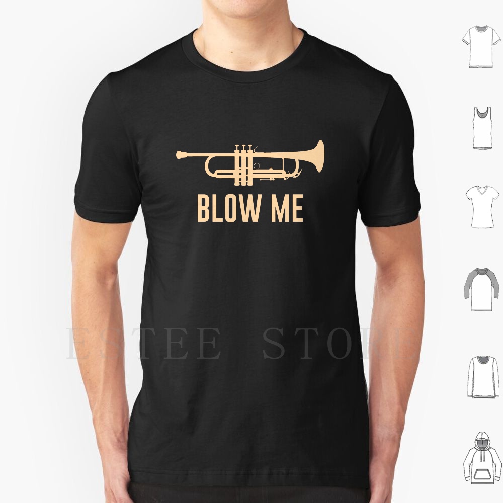 Musical Instrument Jokes - Trompette t-shirt imprimé coton groupe d'instruments