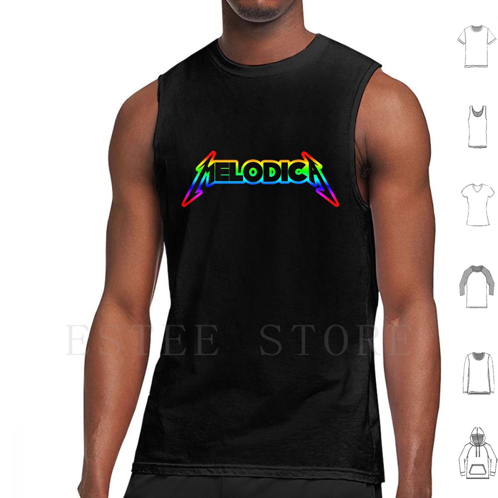 Musical Instrument Melodica - Débardeur Melodica arc-en-ciel, gilet Melodica arc-en-ciel,