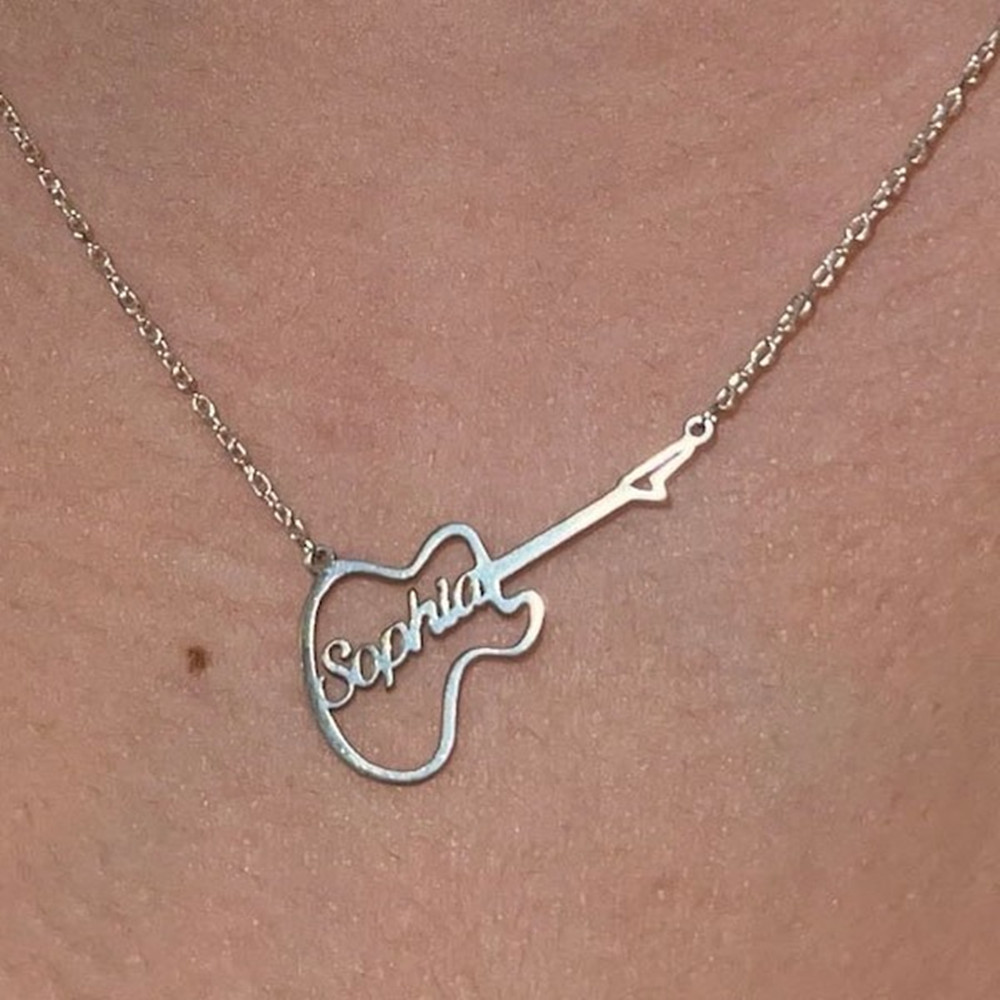 Collier personnalisé avec symb - Musical Instrument And Names avis et prix