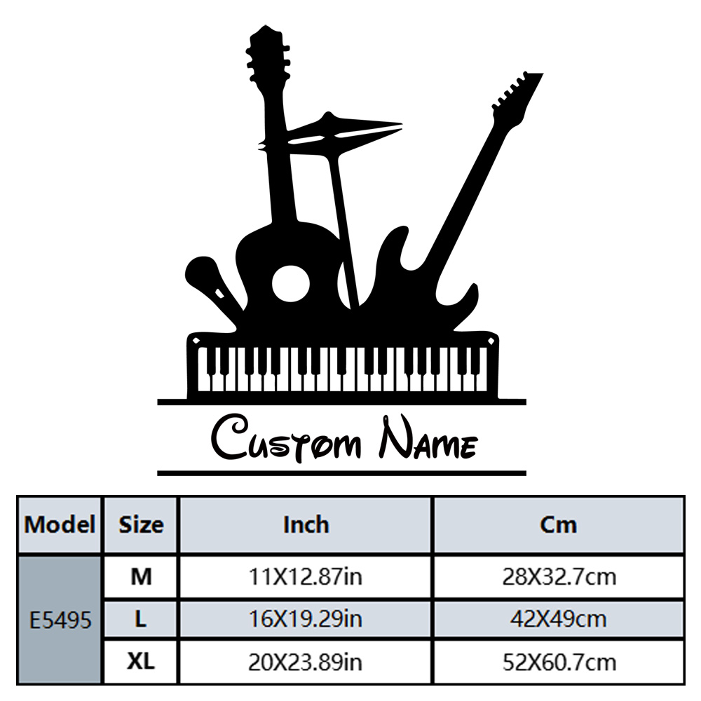 Autocollant mural en vinyle av - Musical Instrument And Names avis et prix
