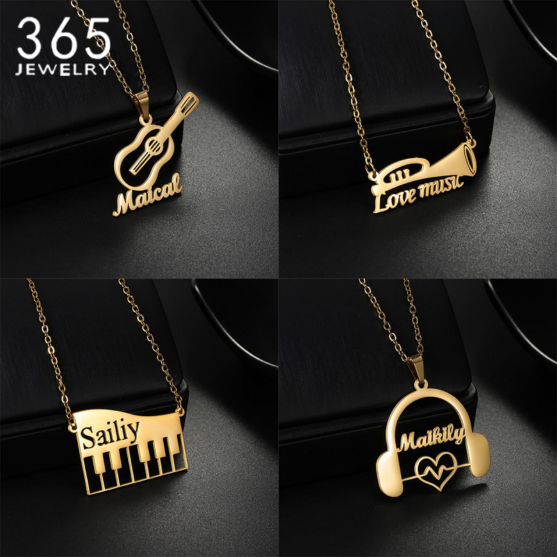 Collier avec pendentif instrum - Musical Instrument And Names avis et prix