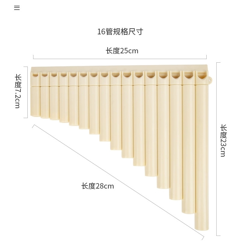 Haute qualité 16/18 tuyaux Pan - Musical Instrument Pipe avis et prix