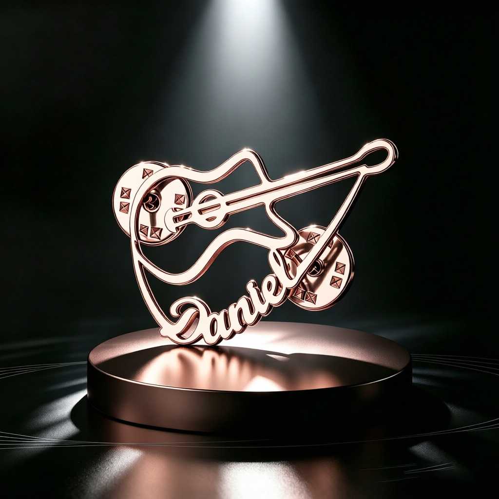 Broche violon personnalisée av - Musical Instrument And Names avis et prix