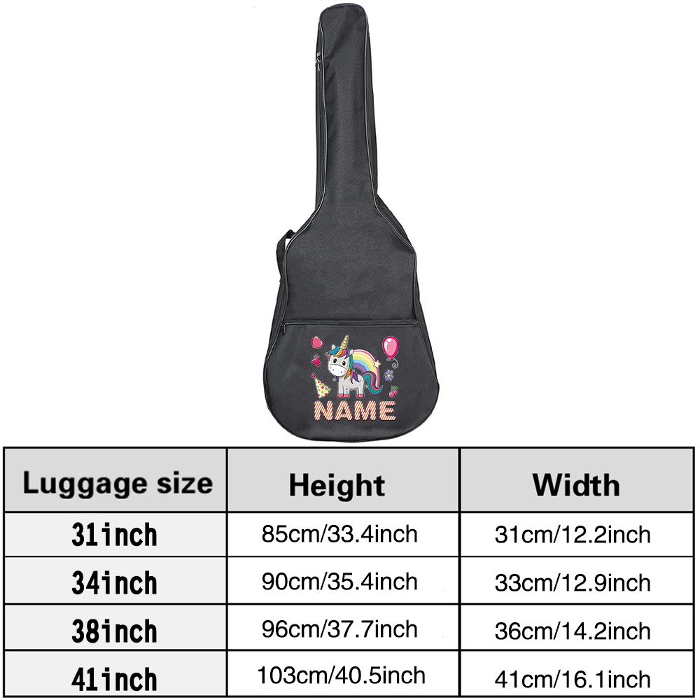 Sac de guitare avec nom person - Musical Instrument And Names avis et prix