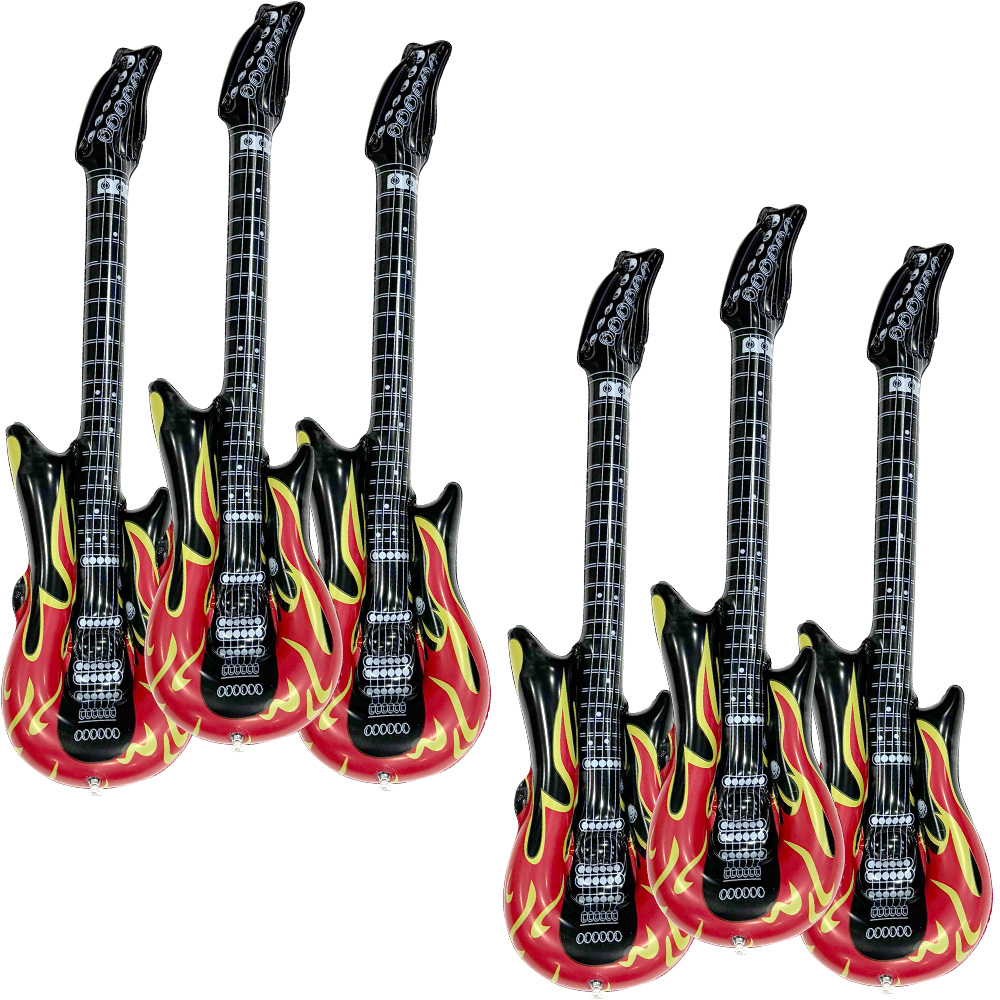 Ensemble de 6 guitares gonflab - Musical Instruments Game avis et prix