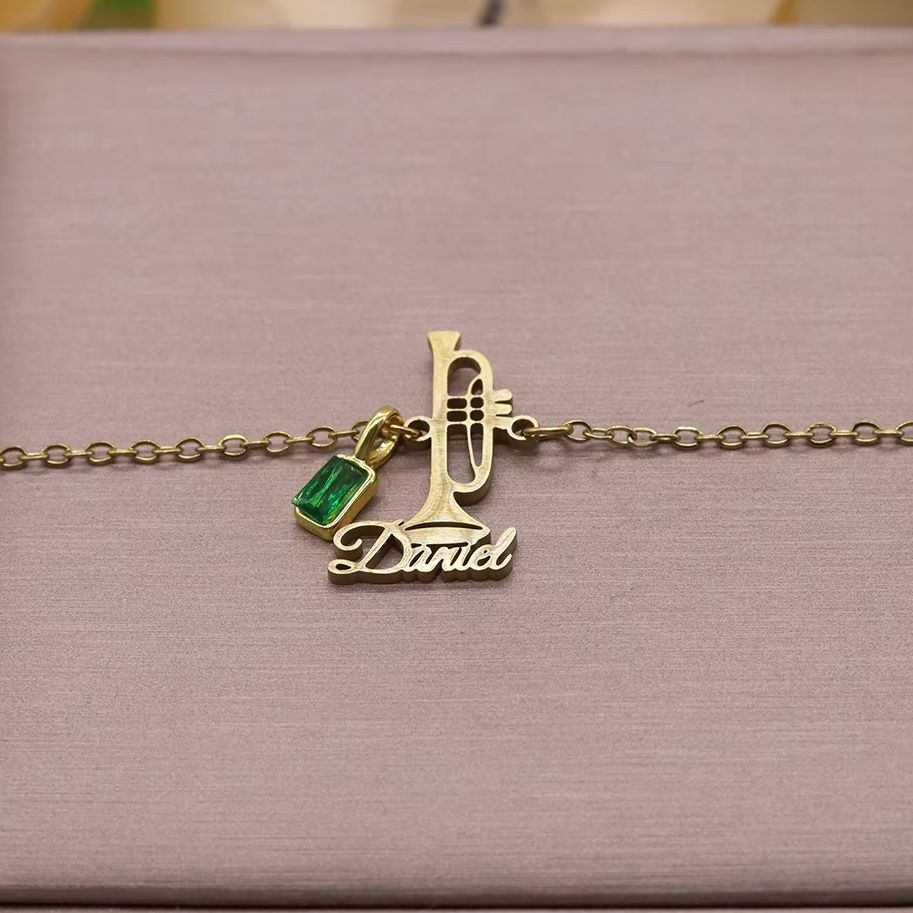 Bracelet trompette personnalis - Musical Instrument And Names avis et prix