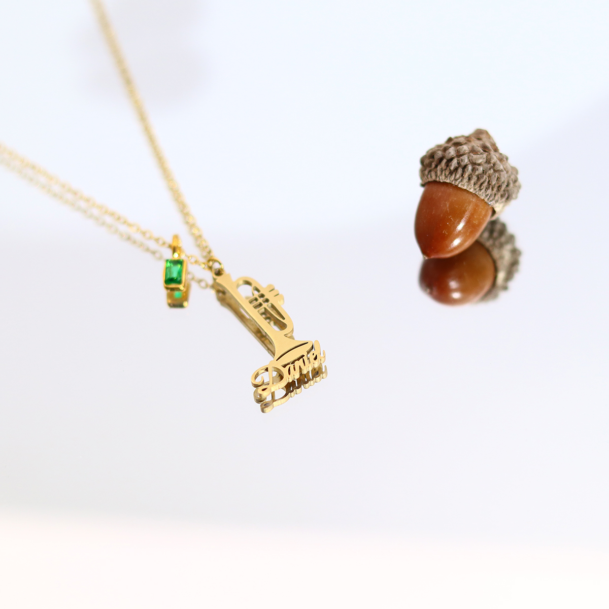 Collier trompette personnalisé - Musical Instrument And Names avis et prix